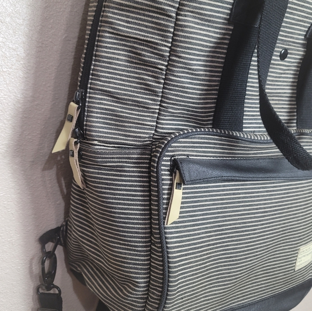 Hex Instinct Convertible Backpack Grey Woven - image 8